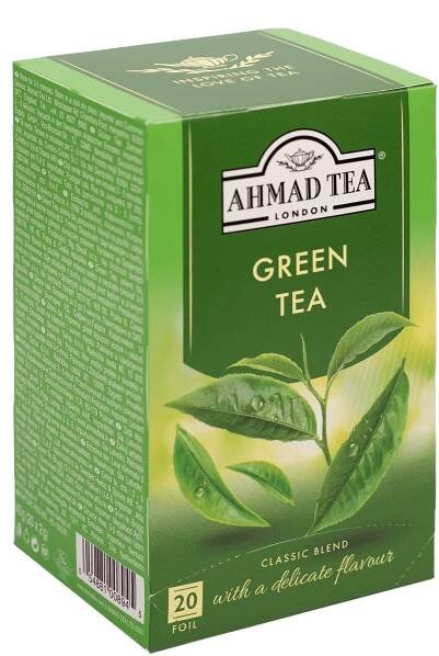 Ahmad Tea Green Tea zelený čaj v sáčku
