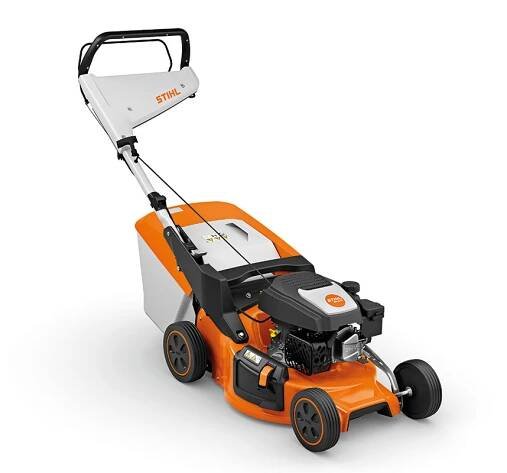 STIHL RM 248.3 – benzinová sekačka 1,8 kW, 127 cm3, záběr 46 cm, koš 52 l