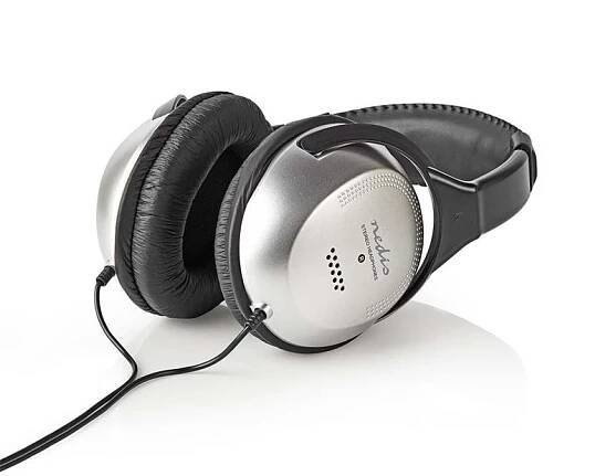 Sluchátka NEDIS HPWD1201BK Hi-Fi televizní s 6 m kabelem | AtosElektro.cz