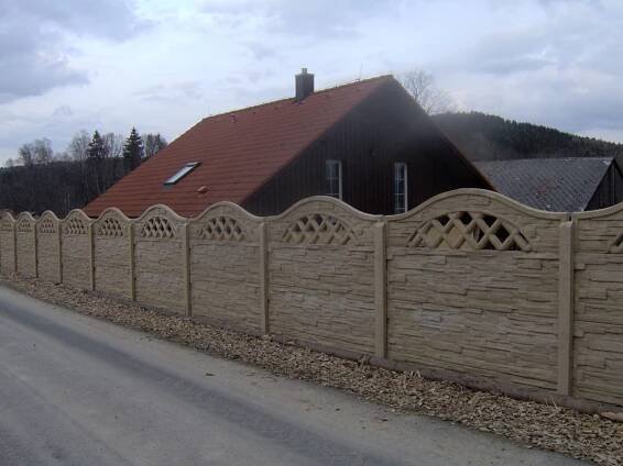 Betonzäune - Fotogalerie