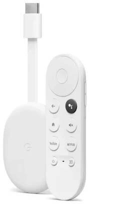 Multimediální centrum Google Chromecast 4 Google TV - bez adaptéru