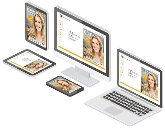 Responsive design for digital catalog, magazine and sale flyers