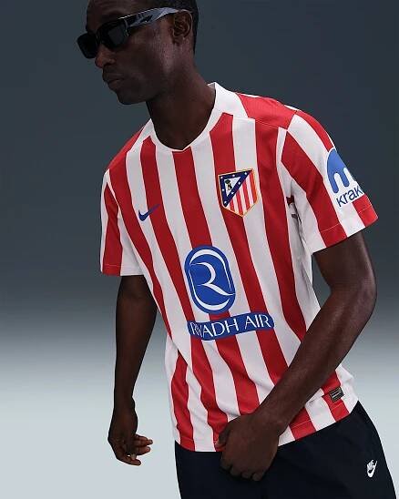 Replika pánského domácího fotbalového dresu Nike Dri-FIT Atlético Madrid Stadium 2025/26