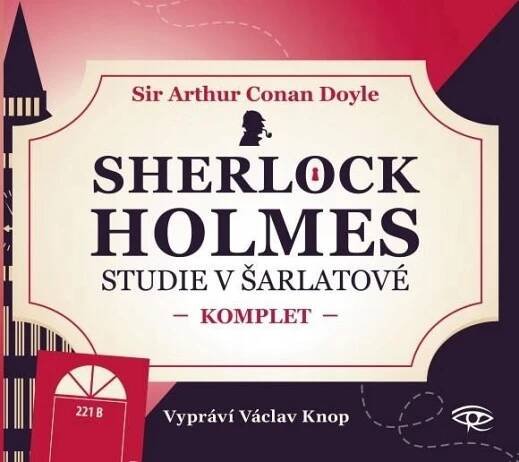 Sherlock Holmes - Studie v šarlatové - CDm3 (Čte Václav Knop) - Doyle Arthur Conan | Jasminka.cz