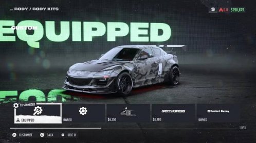 Need for Speed: Unbound; gameplay: vytuněný vůz