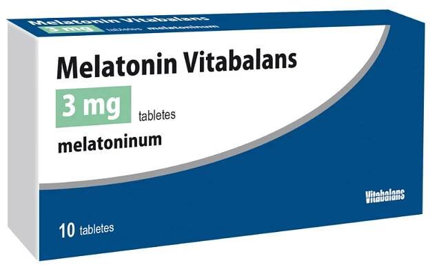 Melatonin Vitabalans 3 mg and 5 mg tablet