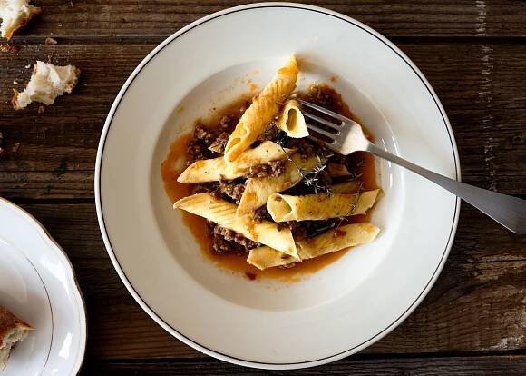 Garganelli with Lamb Ragù
