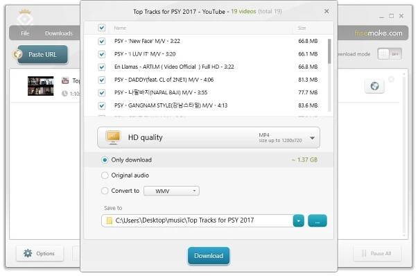 Eine komplette YouTube-Playlist kostenlos downloaden