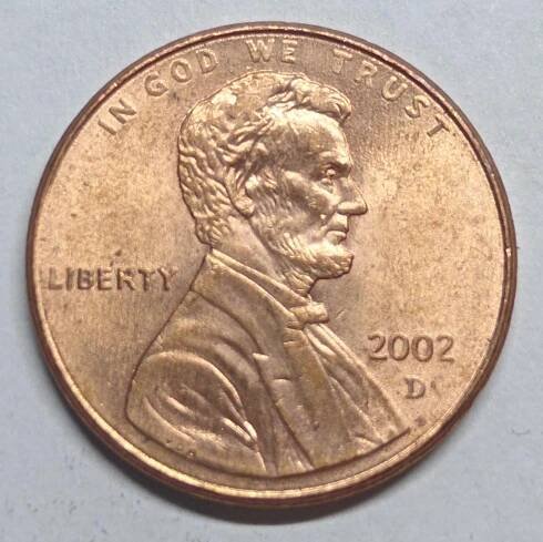 1 cent 2002 D