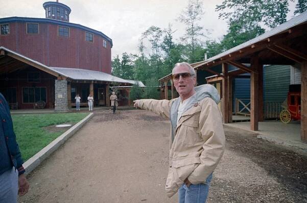 Fire destroys part of Paul Newman's camp for ill children fire Work Children camp Children