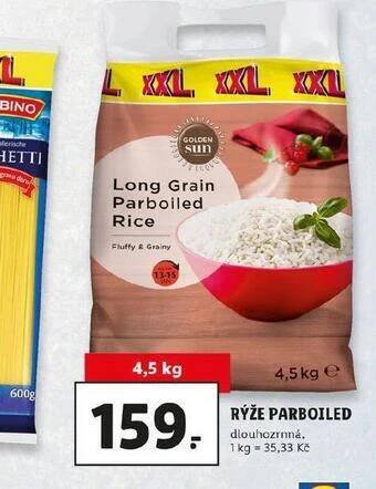 Lidl Rýže parboiled nabídka