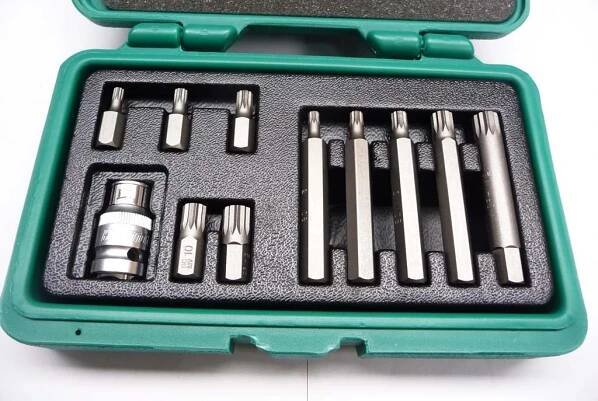 Sada XZN bitů 10mm, M5-M12 s adaptérem 1/2", HONITON