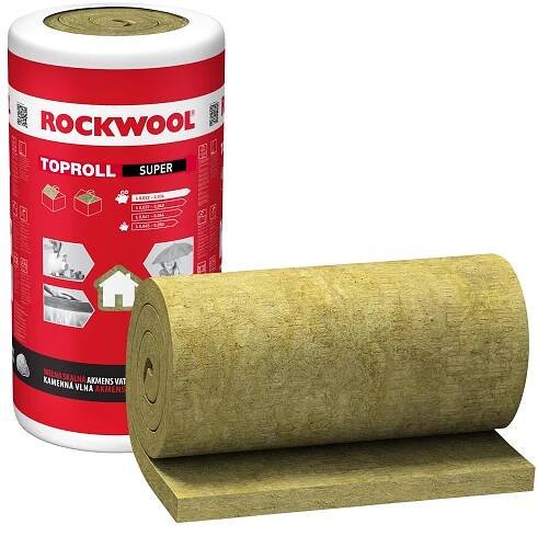 Stone wool Rockwool TOPROLL SUPER 100mm – jakavlna.cz