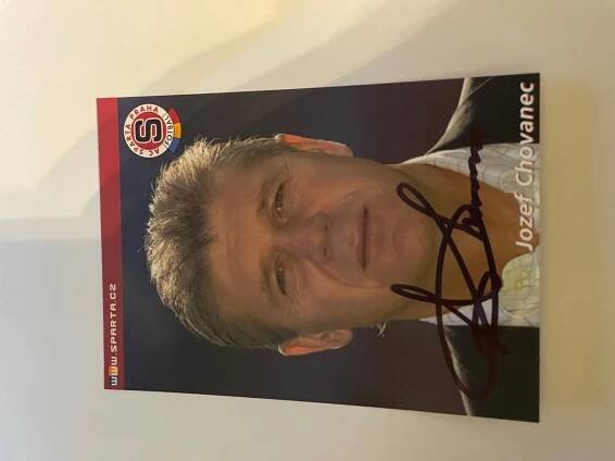 Autogram Josef Chovanec - AC Sparta Praha