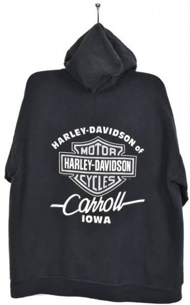 Vintage Harley Davidson black hoodie | XL HARLEY DAVIDSON