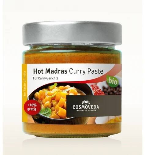 Kari pasta pálivá MADRAS BIO 175 g COSMOVEDA