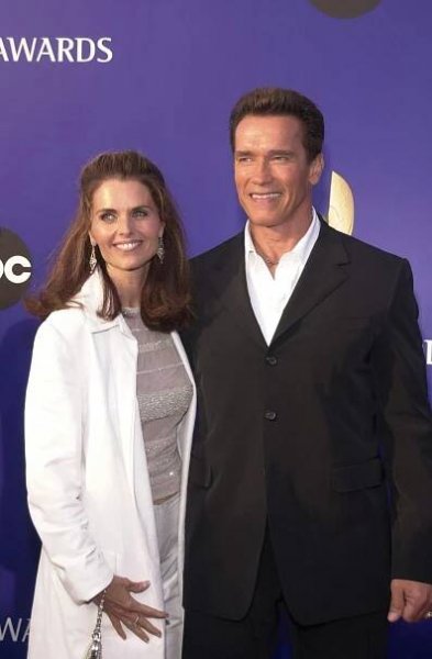 Arnold schwarzenegger a maria Shriverová — Stock obrázek