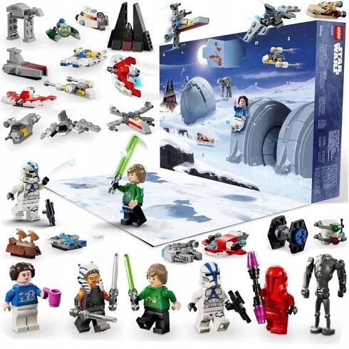 Adventní kalendář Velký Dárek Sada Lego kostek na 24 dní 320ks