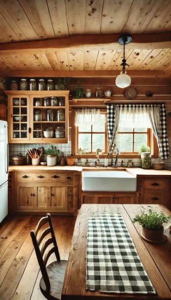 Transform Your Space: 21 Stunning Cabin Decor Ideas That Will Make You Want to Move to the Woods Today! 🌲🔥 | Cabin interiors, Log cabin interior, Cabin interior