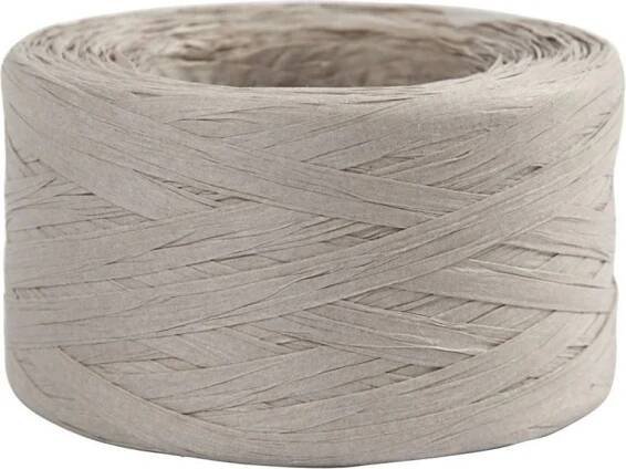 creativ company Papírová příze Raffia 100m šedá