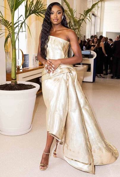 Coco Jones is seen at Hotel Martine during the 76th Cannes film festival