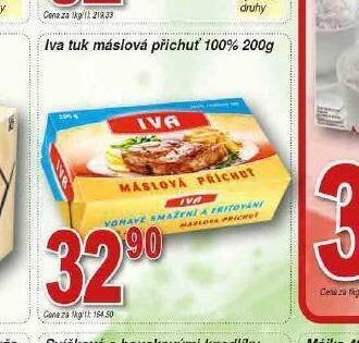 Iva tuk máslová příchuť nabídky v Lidl