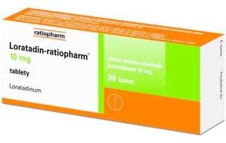Loratadin-Ratiopharm 10 mg 30 tablet