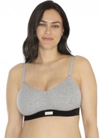 Kindly Yours Women's Cotton Spandex Maternity Nursing Wire-Free Bralette, Sizes S to 3XL