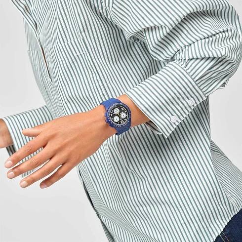 Swatch Nothing Basic About Blue SUSN418 | Hodinky-365.cz