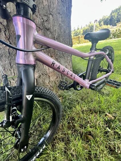 Testovací dětské kolo Rascal 16" růžová | bikero.cz