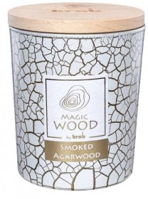 Svíčka sklo - MAGIC WOOD 300 g - Smoked Agarwood