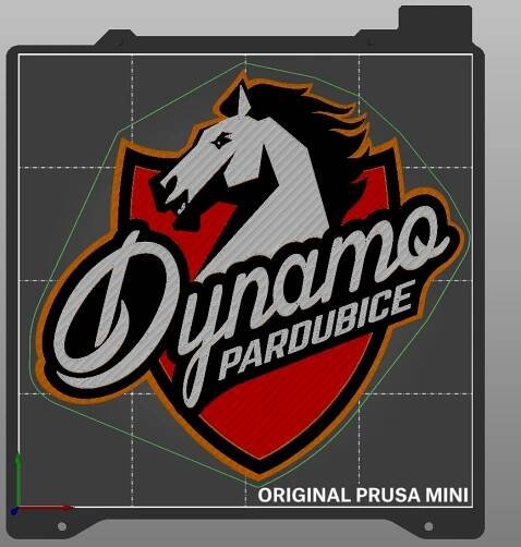 Staré logo HC Dynamo Pardubice by Petr Cach | Download free STL model ...