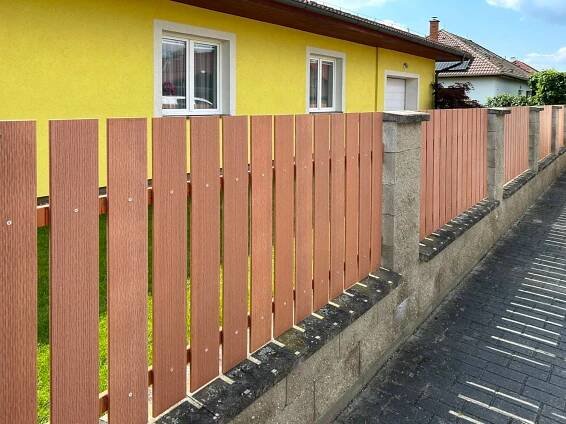 Ukázka realizace plotu - Nové Homole