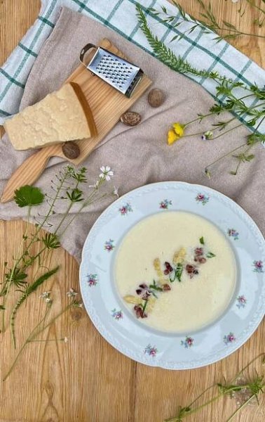 Krémová polévka z bílého chřestu