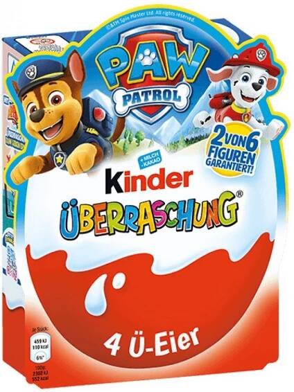 Ferrero Kinder Surprise Tlapková patrola 4 x20 g