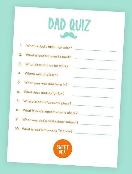 Dad Quiz