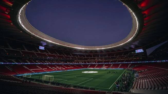 Die Eintracht trifft im Estadio Metropolitano auf Atlético de Madrid.