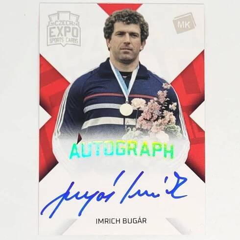 Imrich Bugár 2024 MK EXPO Pardubice Autograph Silver Rainbow + certifikát AW | Hokejové kartičky | Hokejové album | Prodejna