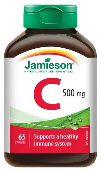 Jamieson Vitamín C 500 mg 65 tablet