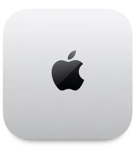 Pohled na Mac mini shora