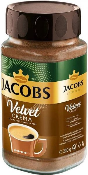 Jacobs Velvet, instatní káva, 100g