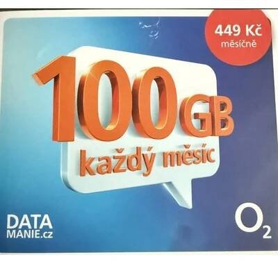 O2 - 100GB DAT na měsíc od 499 Kč - Heureka.cz