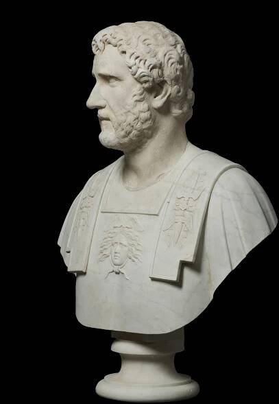 Portrait of Antoninus Pius on Modern Bust