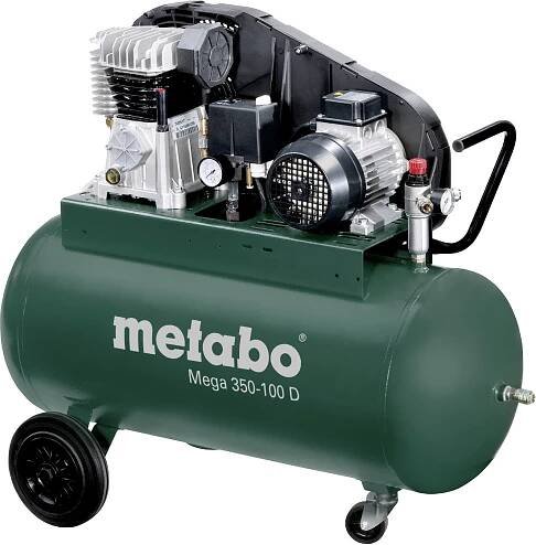 Metabo pístový kompresor Mega 350-100 D 90 l 10 bar