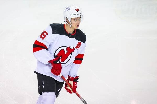NHL v Praze - trénink New Jersey