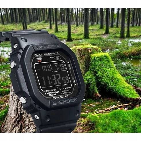 CASIO G-SHOCK ORIGINAL SOLAR 43 mm GW-M5610U-1BER+Gravírování Značka Casio
