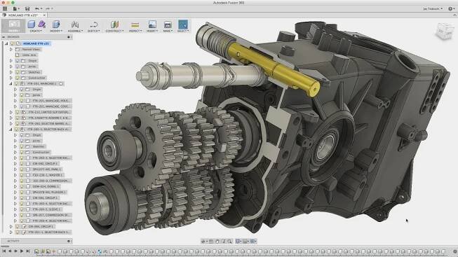 Inventor, AutoCad - Tvorba 3D modelů a kreslení výkresů