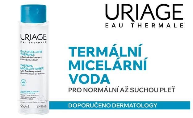 Uriage Micelární termální voda pro normální až suchou pleť 250 ml