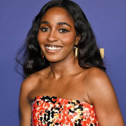 Give Ayo Edebiri's Metallic Cat Eye Manicure All the Awards, Please—See the Photos