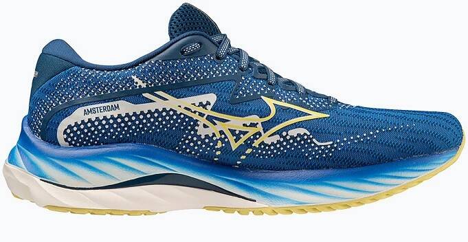 Boty Mizuno WAVE RIDER 27 ( AMSTERDAM ) Lapis Blue Zinnia Poseidon | Qsport.cz